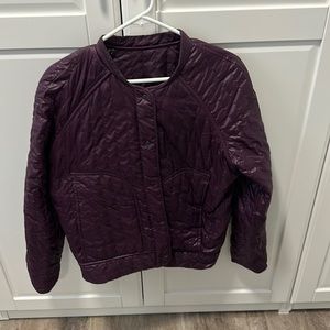 Kit and ace eggplant puffer jacket